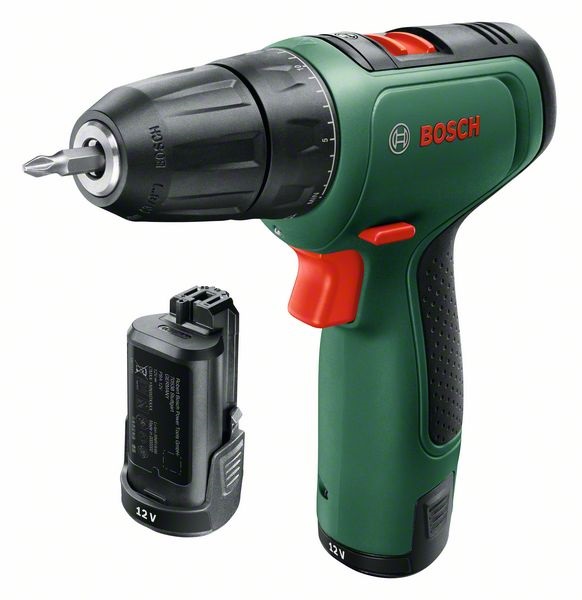 Bosch 06039D3007 EasyDrill 1200 2x1,5Ah akkus fúró-csavarozó készlet