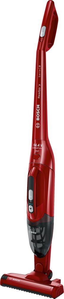 Bosch BBHF214R 2 az 1-ben akkumulátoros piros álló porszívó