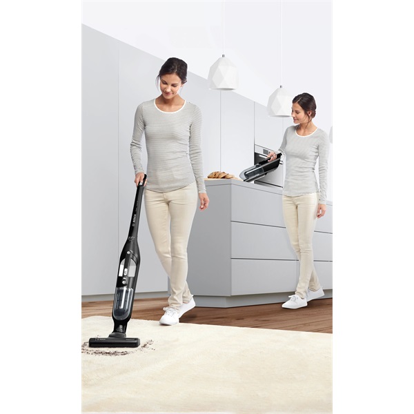 Bosch BBH32101 Flexxo 2 az 1-ben éjfekete akkumulátoros álló porszívó