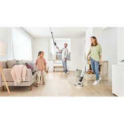 Bosch BBH3ALL28 Flexxo Gen2 2 az 1-ben fehér-ezüst vezeték nélküli álló porszívó