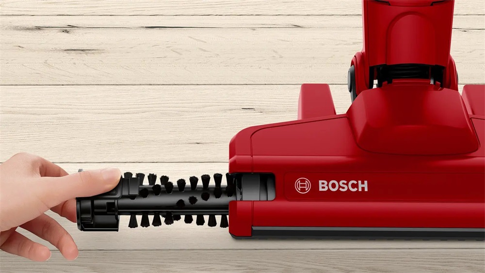 Bosch BBHF214R 2 az 1-ben akkumulátoros piros álló porszívó
