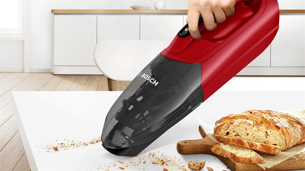 Bosch BBHF214R 2 az 1-ben akkumulátoros piros álló porszívó