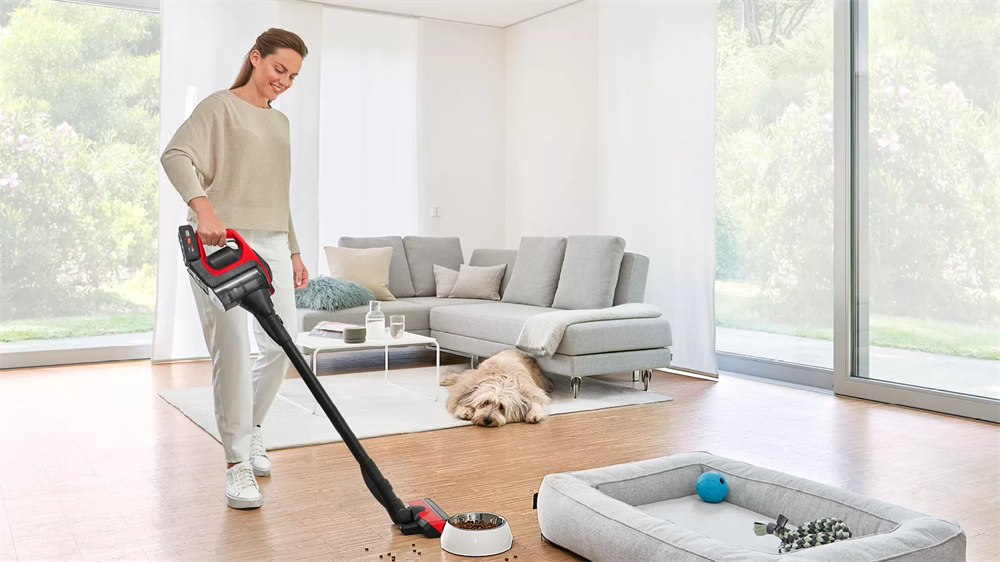 Bosch BBS8214PET Unlimited Gen2 ProAnimal vörös vezeték nélküli álló porszívó