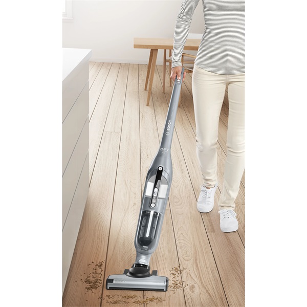 Bosch BCH3P210 Flexxo 2 az 1-ben szürke vezeték nélküli porszívó