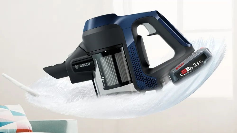 Bosch BCS611P4A Unlimited Serie6 éjkék vezeték nélküli álló porszívó