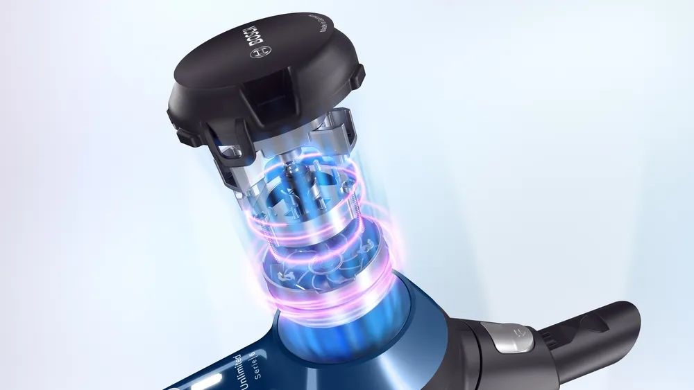 Bosch BCS611P4A Unlimited Serie6 éjkék vezeték nélküli álló porszívó