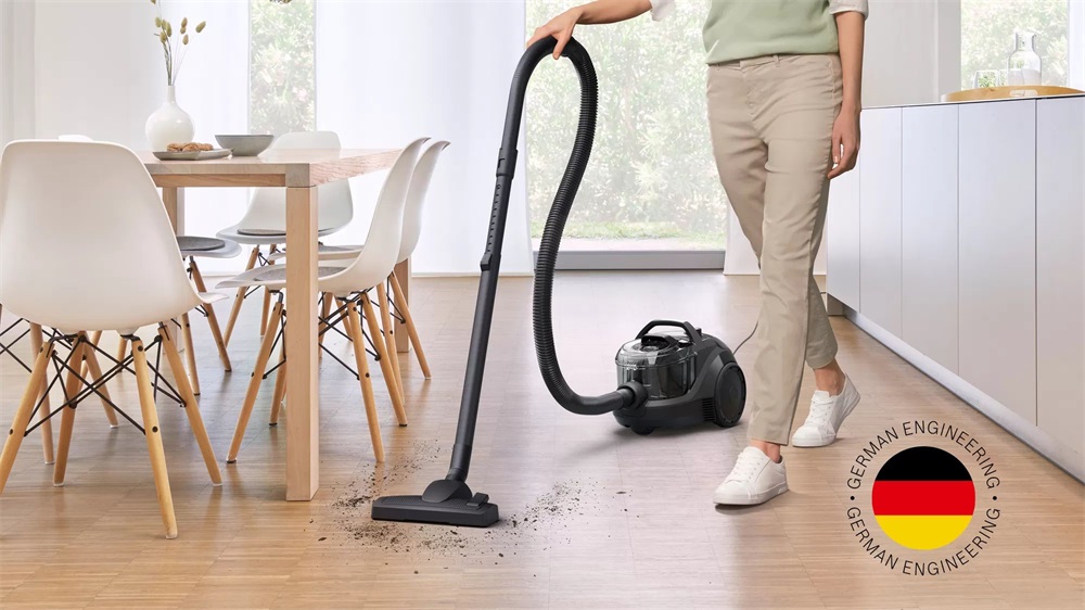 Bosch BGC21X300 Serie4 fekete porzsák nélküli porszívó (Újracsomagolt)
