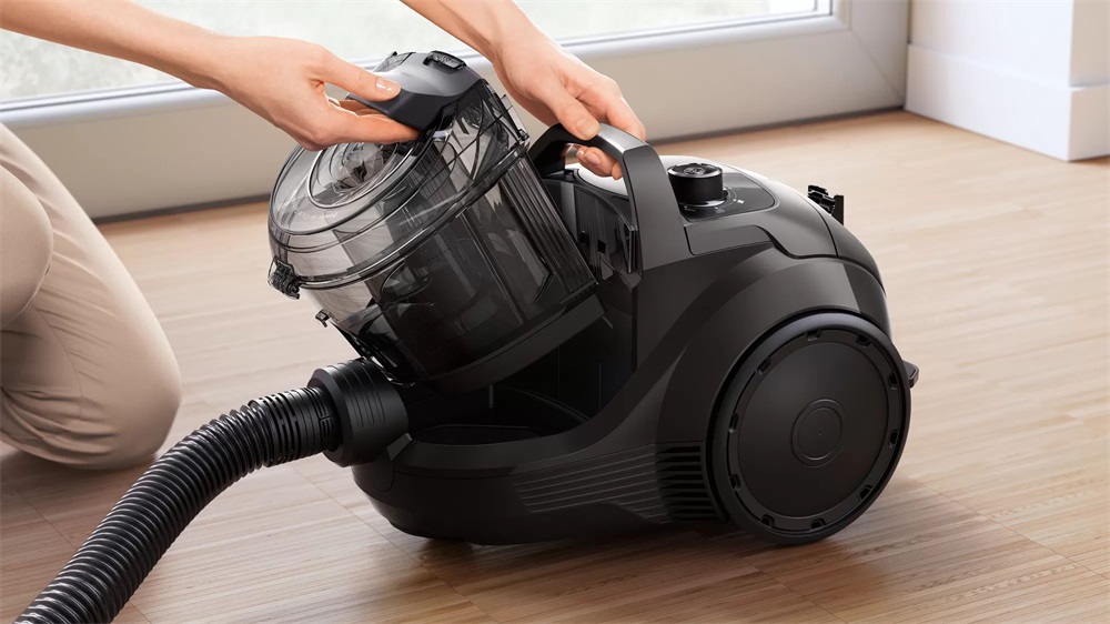 Bosch BGC21X300 Serie4 fekete porzsák nélküli porszívó (Újracsomagolt)