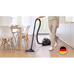 Bosch BGC21X300 Serie4 fekete porzsák nélküli porszívó (Újracsomagolt)