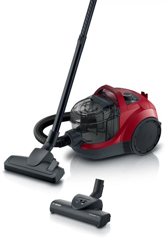Bosch BGC21X350 Serie 4 vörös porzsák nélküli porszívó