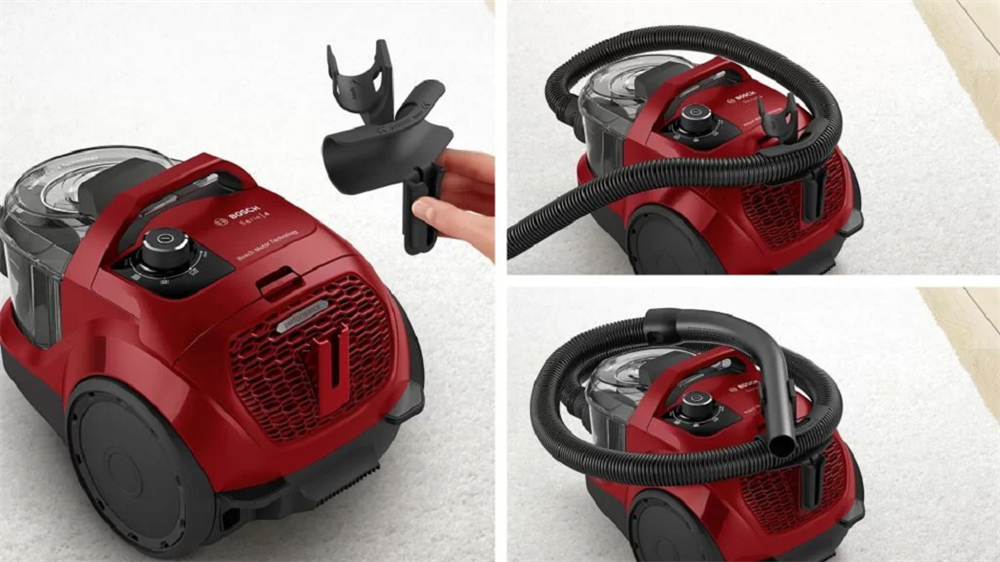 Bosch BGC21X350 Serie 4 vörös porzsák nélküli porszívó
