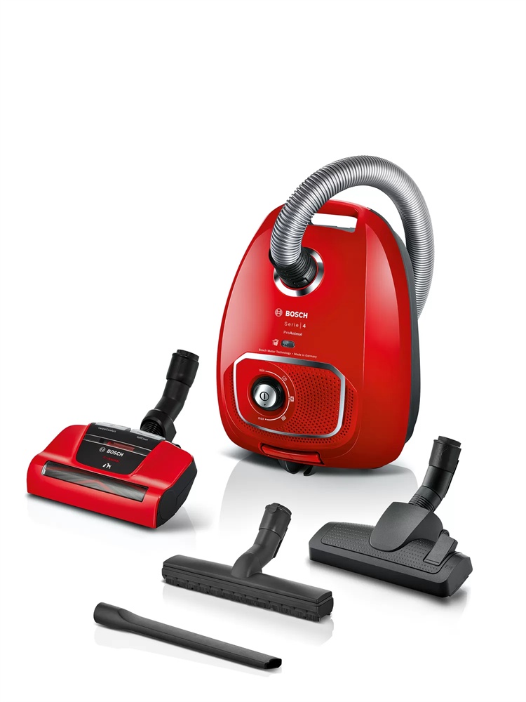 Bosch BGLS4PET2 Serie 4 ProAnimal vörös porzsákos porszívó