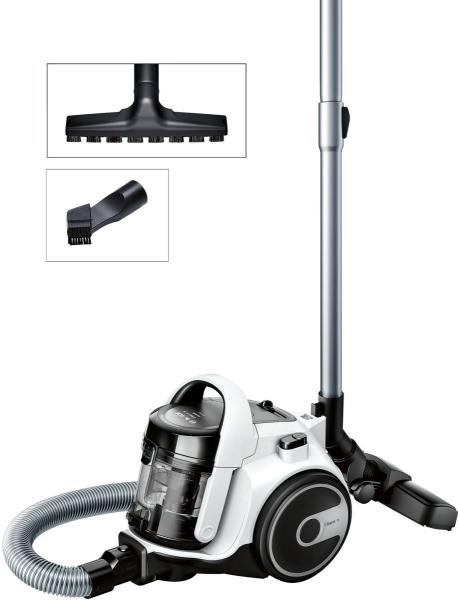 Bosch BGS05A222 fekete/fehér porzsák nélküli porszívó
