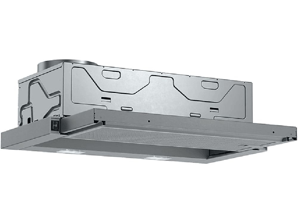 Bosch DFL064W53 ezüst, beépíthető, kihúzható, méret:59,8 cm, zajszint:67 dB, páraelszívó