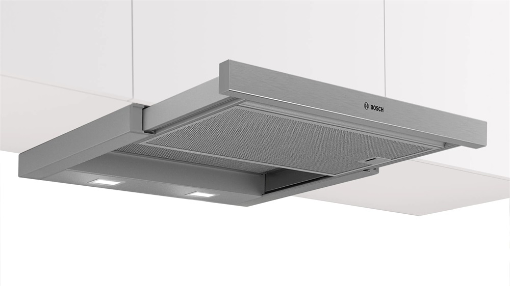 Bosch DFL064W53 ezüst, beépíthető, kihúzható, méret:59,8 cm, zajszint:67 dB, páraelszívó