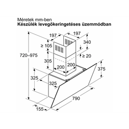 Bosch DWK65DK60 kürtős páraelszívó