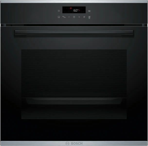 Bosch HBA272BB3 fekete, beépíthető, sütőtér:71L, grill, légkeverés, priolitikus tisztítás, sütő