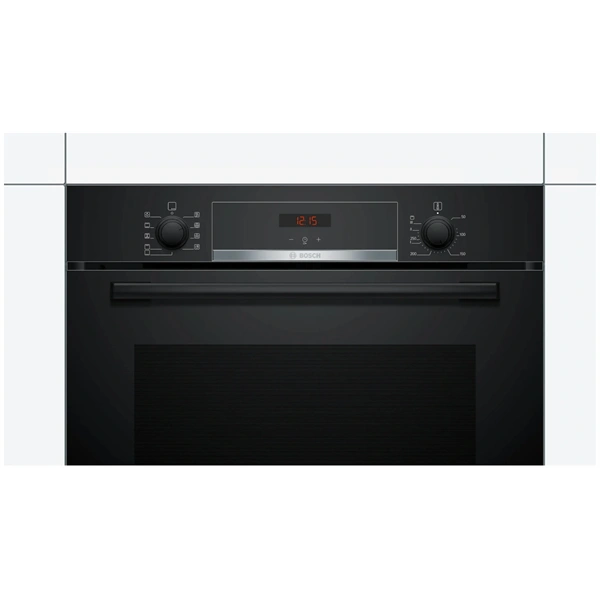 Bosch HBA534EB0 fekete, beépíthető, sütőtér: 71L, grill, hidrolitikus, sütő (Újszerű)