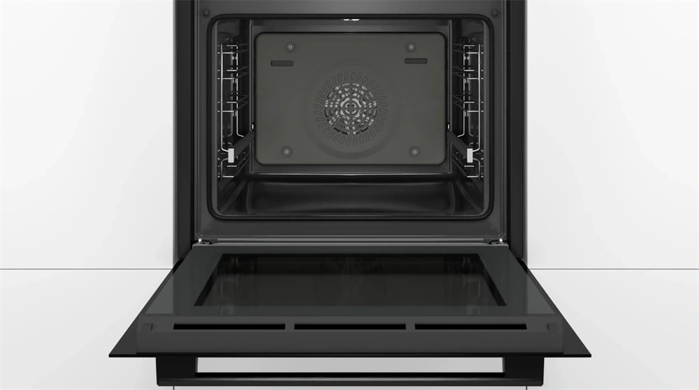 Bosch HBA534EB0 fekete, beépíthető, sütőtér: 71L, grill, hidrolitikus, sütő (Újszerű)