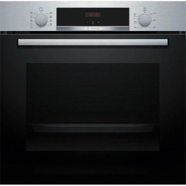 Bosch HBA534ES3 inox, beépíthető, sütőtér: 71L, légkeverés, sütő (Újszerű)