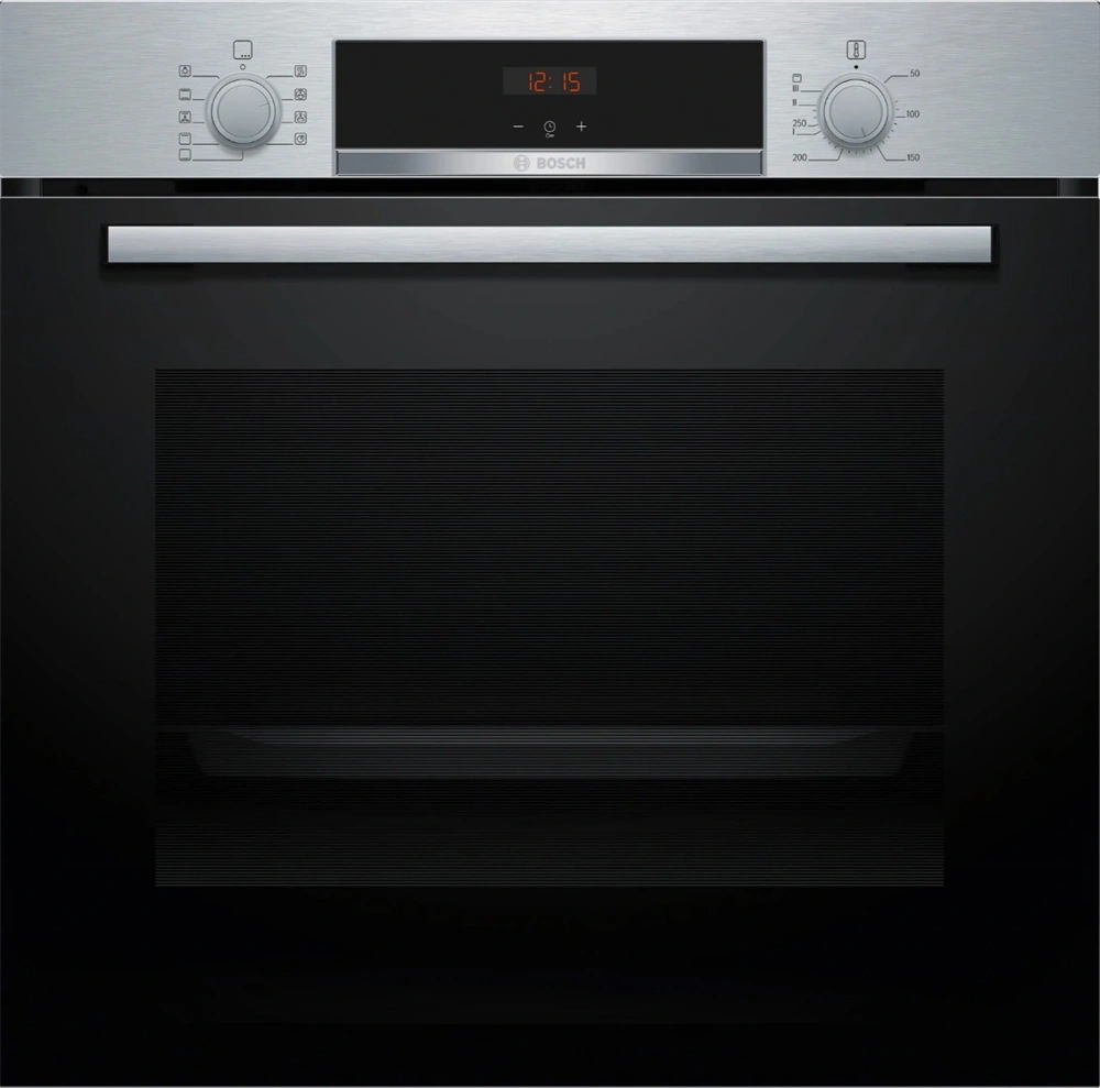 Bosch HBA534ES3 inox, beépíthető, sütőtér: 71L, légkeverés, sütő (Újszerű)