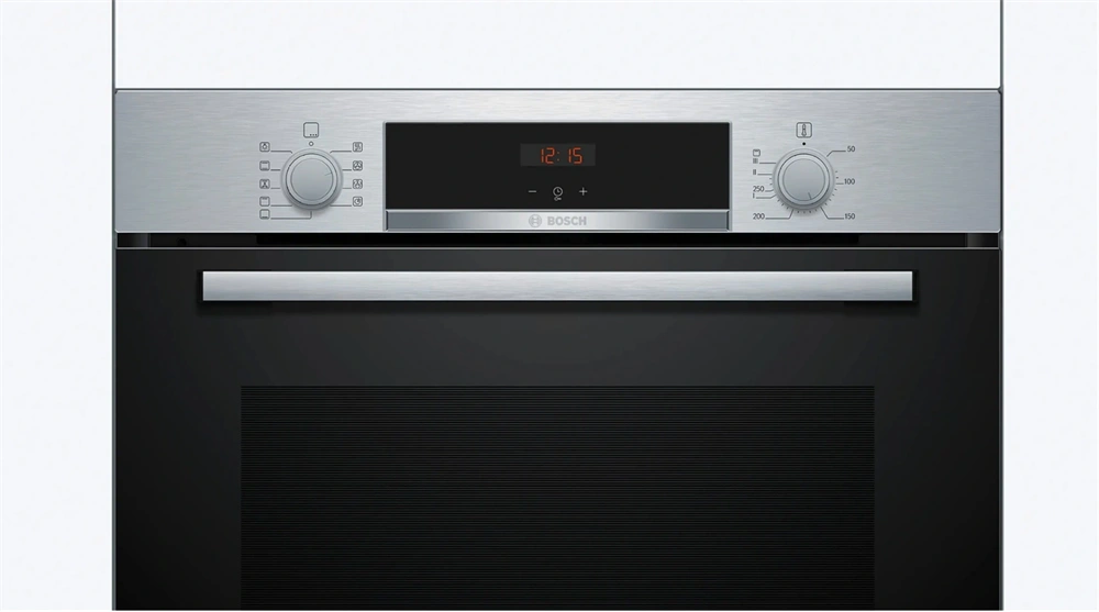 Bosch HBA534ES3 inox, beépíthető, sütőtér: 71L, légkeverés, sütő (Újszerű)