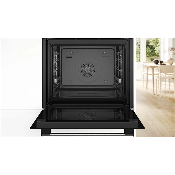 Bosch HBA534ES3 inox, beépíthető, sütőtér: 71L, légkeverés, sütő (Újszerű)