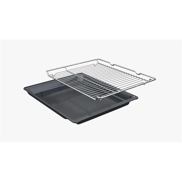 Bosch HBA534ES3 inox, beépíthető, sütőtér: 71L, légkeverés, sütő (Újszerű)