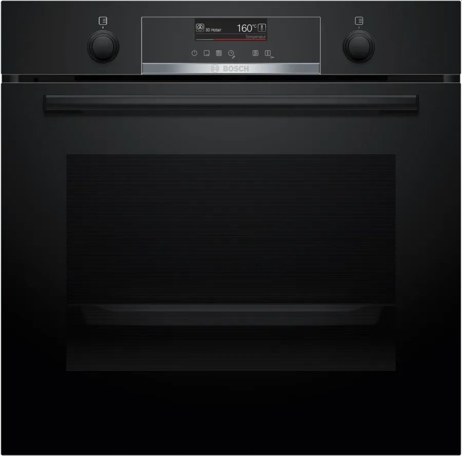 Bosch HBG539EB3 fekete, beépíthető, sütőtér:71L, grill, légkeverés, sütő