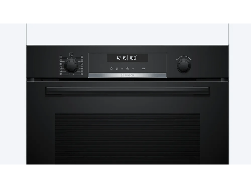 Bosch HBG578EB3 fekete, beépíthető, sütőtér: 71L, grill, légkeverés, sütő