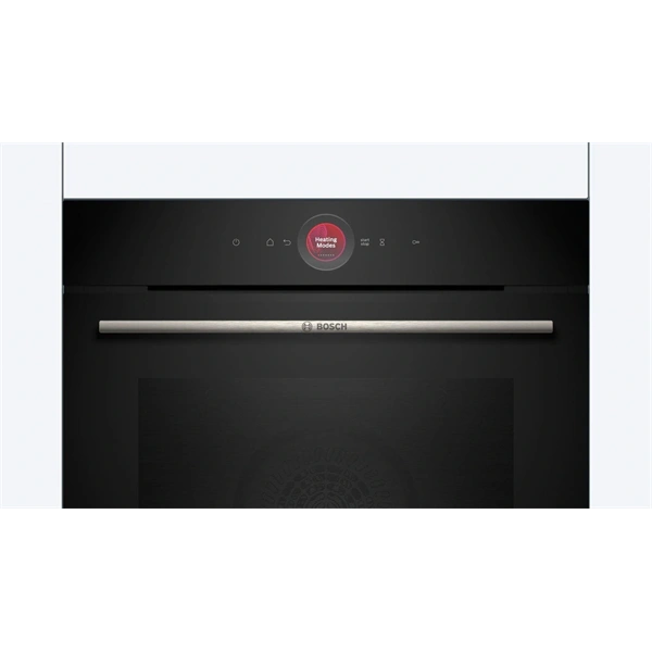 Bosch HBG7741B1 fekete, beépíthető, sütőtér:71L, grill, légkeveréses, sütő
