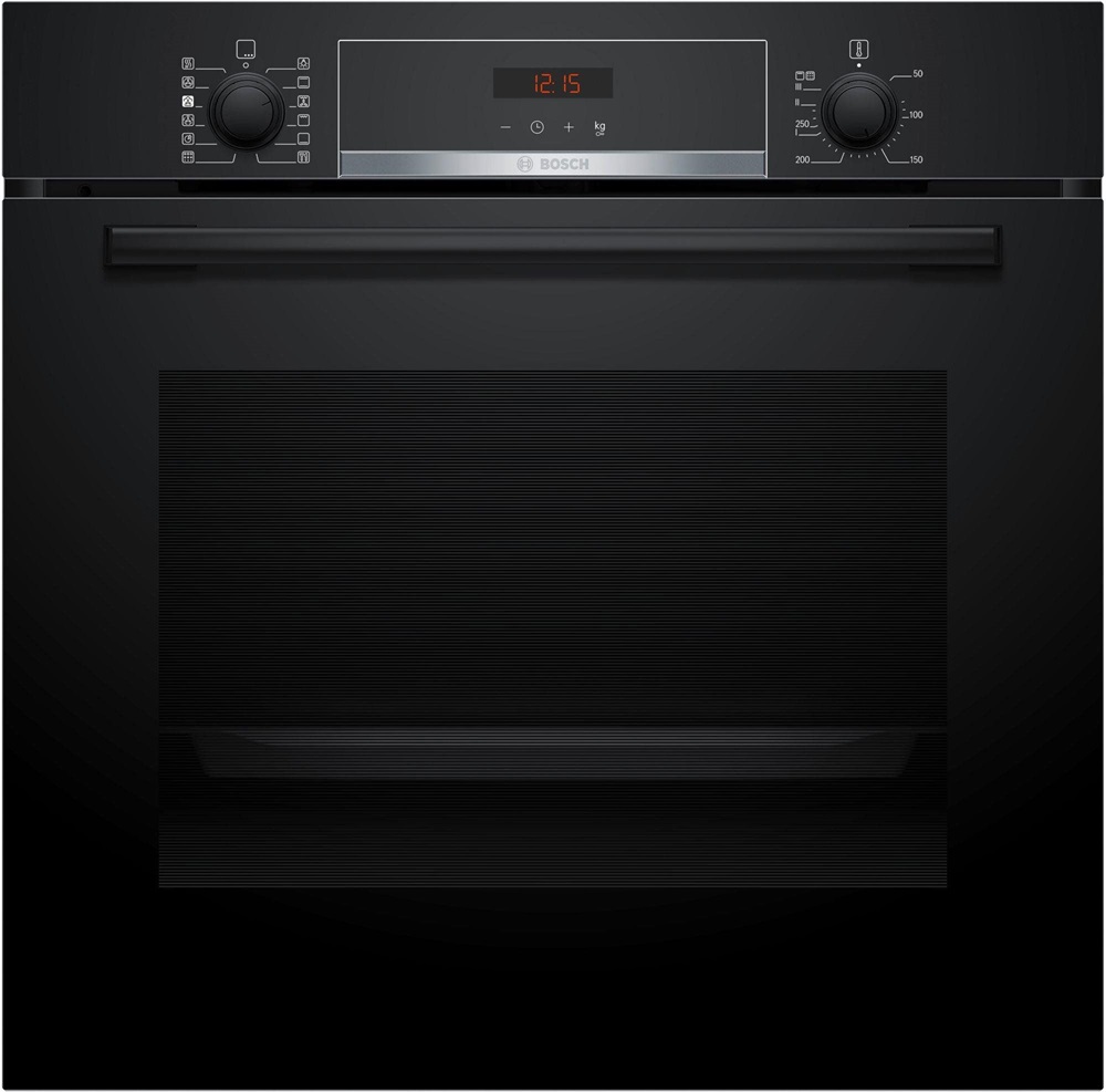 Bosch HQA574BB3 fekete, beépíthető, sütőtér: 71L, grill, légkeverés, sütő