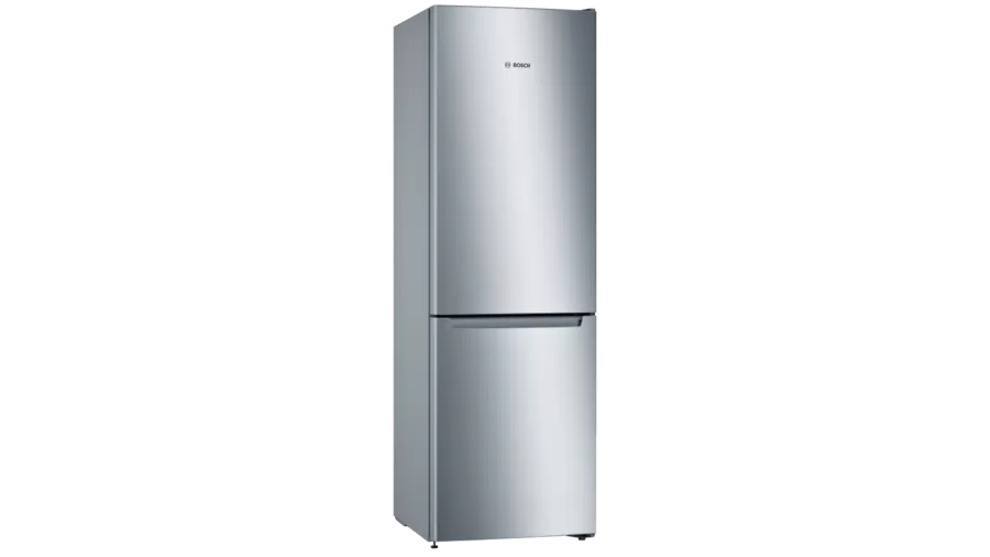 Bosch KGN36NLEA inox, alulfagyasztós, Hűtő:216L, Fagyasztó:89L, No frost hűtőszekrény