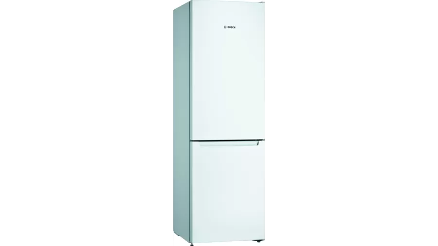 Bosch KGN36NWEA fehér, alulfagyasztós, Hűtő:216L, Fagyasztó:89L, No frost hűtőszekrény