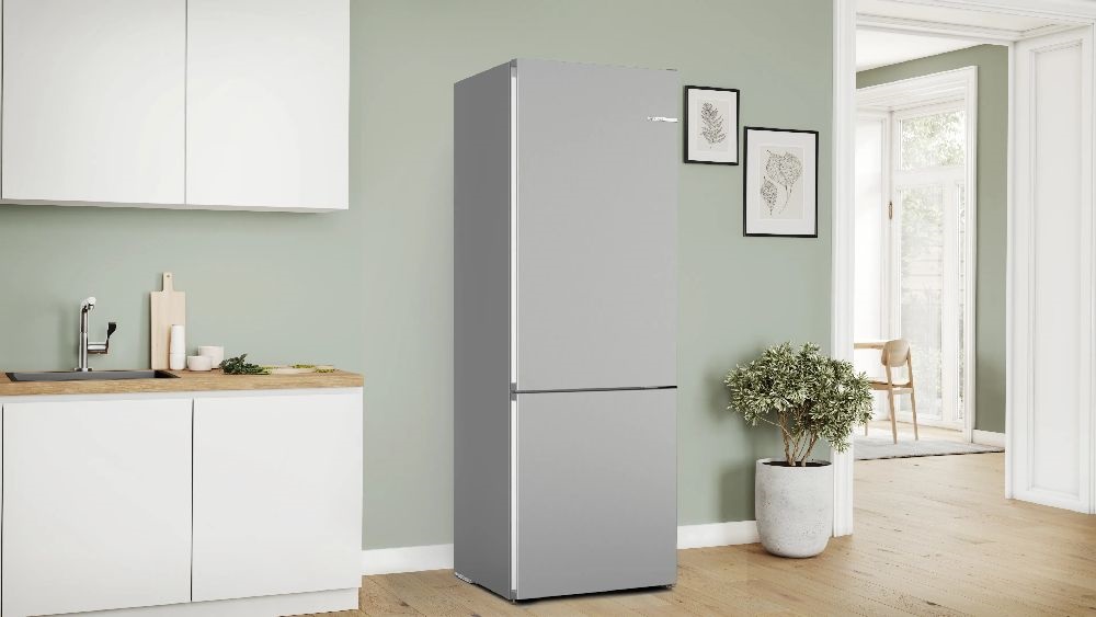 Bosch KGN492LDF inox, alulfagyasztós, Hűtő:311L, Fagyasztó:129L, No frost hűtőszekrény