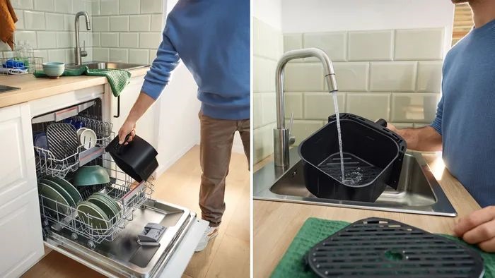 Bosch MAFS2462B fekete 6,1L forrólevegős sütő