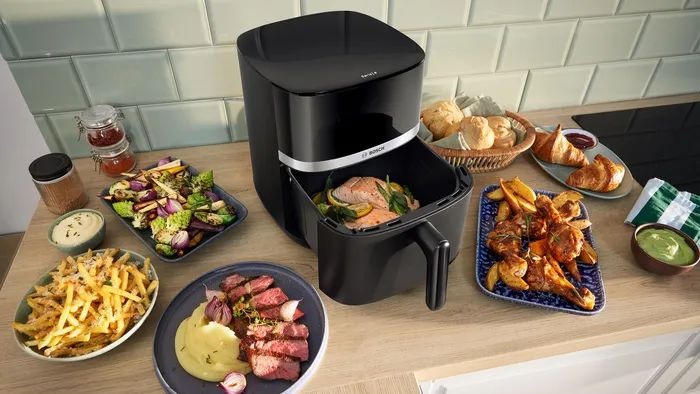 Bosch MAFS2462B fekete 6,1L forrólevegős sütő