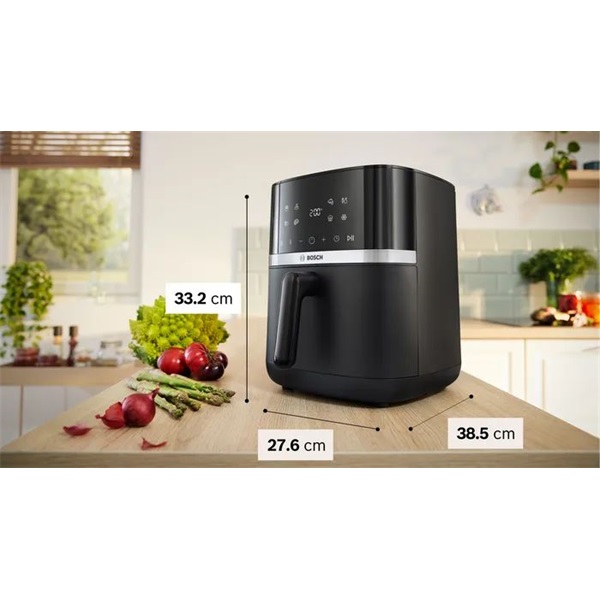 Bosch MAFS2462B fekete 6,1L forrólevegős sütő