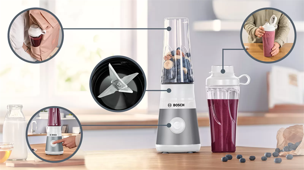 Bosch MMB2111T VitaPower Serie 0,6L ezüst turmixgép
