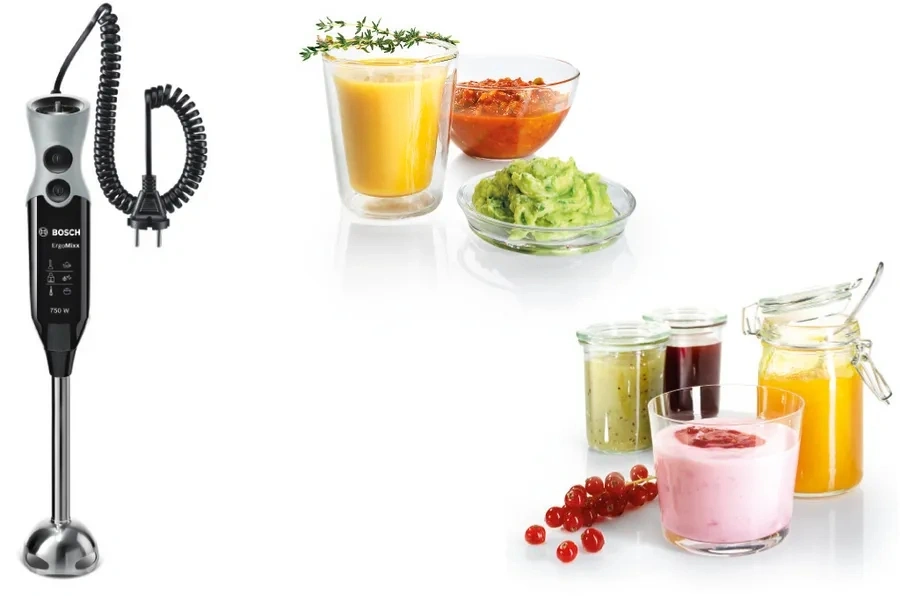 Bosch MSM67170 fekete botmixer szett