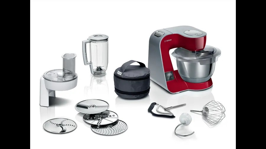 Bosch MUM5X720 1000W, 3,9L, vörös konyhai robotgép (Újszerű)