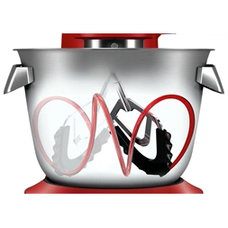 Bosch MUM9A66R00 1600W, 5,5L, vörös konyhai robotgép (Újszerű)