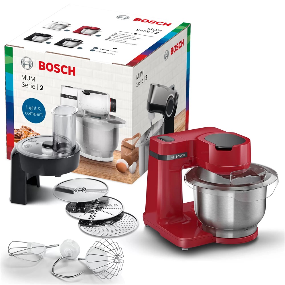 Bosch MUMS2ER01 vörös konyhai robotgép (Újracsomagolt)