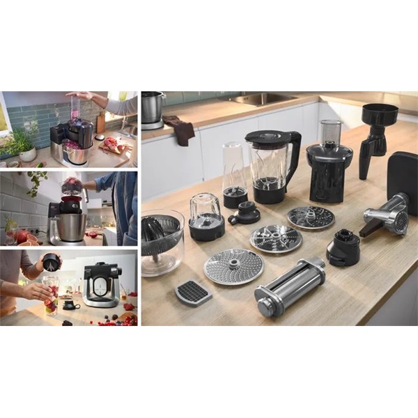 Bosch MUMS6ZS23D MUM Serie6 fekete-inox konyhai robotgép