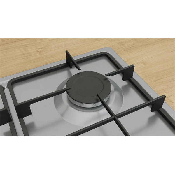 Bosch PGP6B5K60 inox, beépíthető, gáz, főzőzóna:4, beépíthető méret: 58,2cm, főzőlap