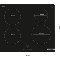 Bosch PUE611BB5E beépíthető indukciós főzőlap