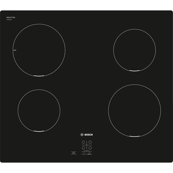Bosch PUG611AA5E fekete, beépíthető, indukciós, főzőzóna: 4, beépíthető méret: 56cm, főzőlap (Újszerű)