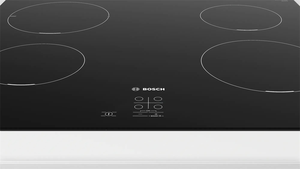 Bosch PUG611AA5E fekete, beépíthető, indukciós, főzőzóna: 4, beépíthető méret: 56cm, főzőlap (Újszerű)