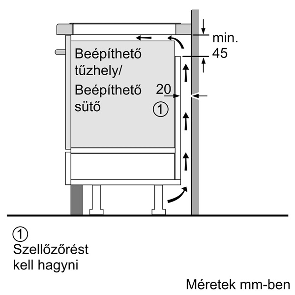 Bosch PUG611AA5E fekete, beépíthető, indukciós, főzőzóna: 4, beépíthető méret: 56cm, főzőlap (Újszerű)