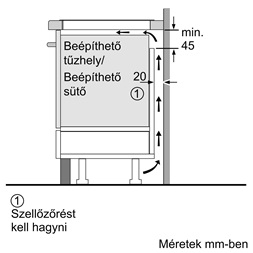 Bosch PUG611AA5E fekete, beépíthető, indukciós, főzőzóna: 4, beépíthető méret: 56cm, főzőlap (Újszerű)